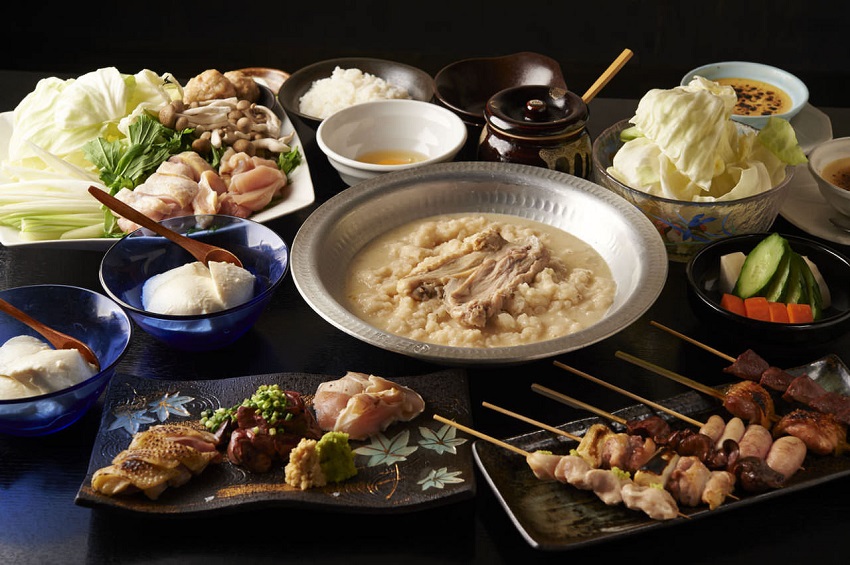 神田にある鶏料理専門の居酒屋「とりいちず」のメニュー